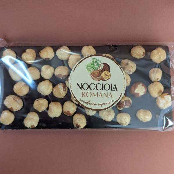 Tavoletta Cioccolato Fondente con Granella di Nocciole